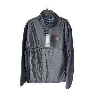 Sun Mountain Thermal Windbreaker Jacket XL Men Black Golf Colter Pipesak New